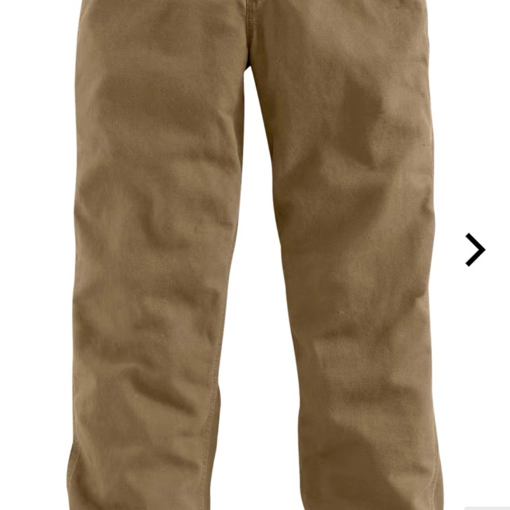 Carhartt Men's loose straight FR in Khaki Brown